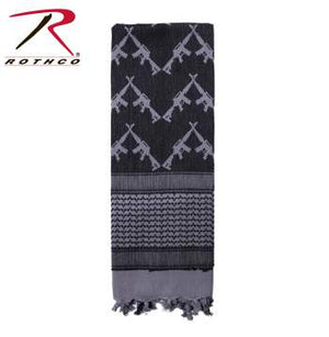 Crossed Rifles Shemagh Tactical Desert Keffiyeh Scarf