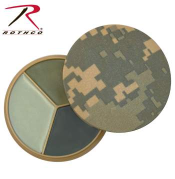 Digital Camo 3 Color Face Paint Compact