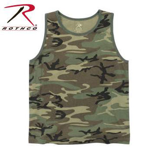 Vintage Woodland Camo Tank Top