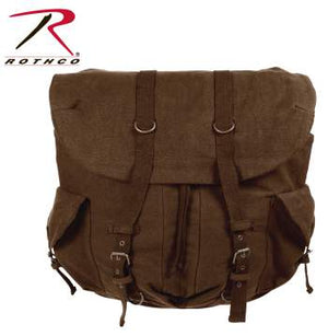 Vintage Weekender Canvas Backpack