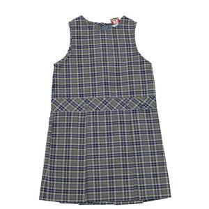 Bold Copy of Girls High-Neck Pleated Plaid Jumper