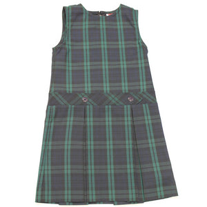 Bold Copy of Girls High-Neck Pleated Plaid Jumper