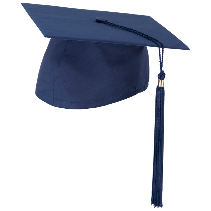Navy Blue Cap And Tassel Matte Finish