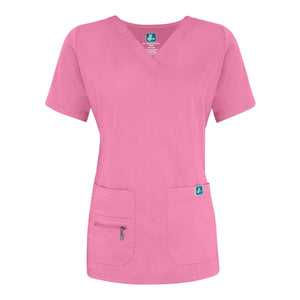  Adar - uniforms Medical Uniform Tops uniforms online Adar Indulgenc Jr. Fit Enhanced V-neck Top - SchoolUniforms.com