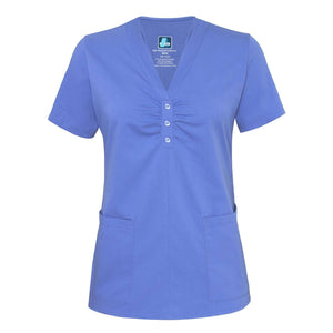  Adar - uniforms Medical Uniform Tops uniforms online Adar Indulgenc Jr. Fit Scarf Neck Top - SchoolUniforms.com