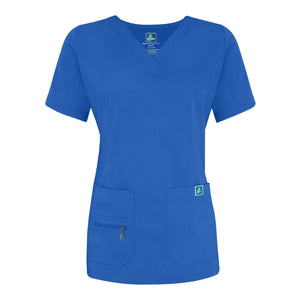  Adar - uniforms Medical Uniform Tops uniforms online Adar Indulgence Jr. Fit Enhanced V-neck Top - SchoolUniforms.com