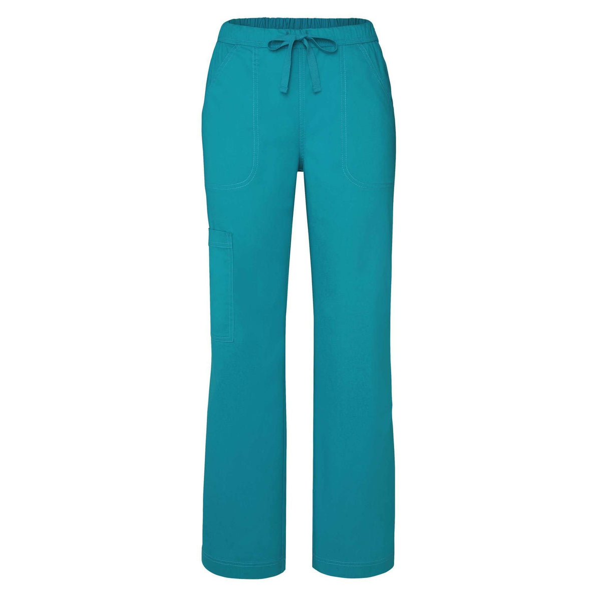  Adar - uniforms Medical Uniform Pants uniforms online Adar Pop-Stretch Junior Fit Mid Rise Straight Leg Drawstring Cargo Pants - SchoolUniforms.com