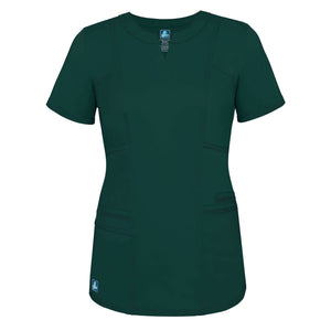  Adar - uniforms Medical Uniform Tops uniforms online Adar Pop-Stretch Junior Fit Semi-V Seamed Top - SchoolUniforms.com