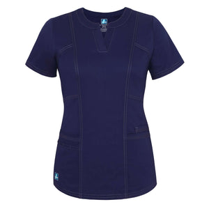  Adar - uniforms Medical Uniform Tops uniforms online Adar Pop-Stretch Junior Fit Semi-V Seamed Top - SchoolUniforms.com