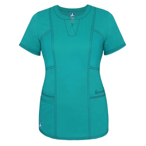  Adar - uniforms Medical Uniform Tops uniforms online Adar Pop-Stretch Junior Fit Semi-V Seamed Top - SchoolUniforms.com