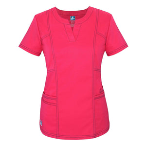  Adar - uniforms Medical Uniform Tops uniforms online Adar Pop-Stretch Junior Fit Semi-V Seamed Top - SchoolUniforms.com