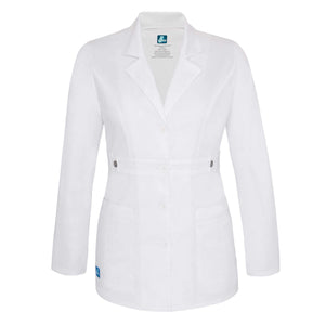  Adar - uniforms Medical Uniform Lab Coats uniforms online Adar Pop-Stretch Junior Fit Womens 28" Tab-Waist Lab Coat - SchoolUniforms.com