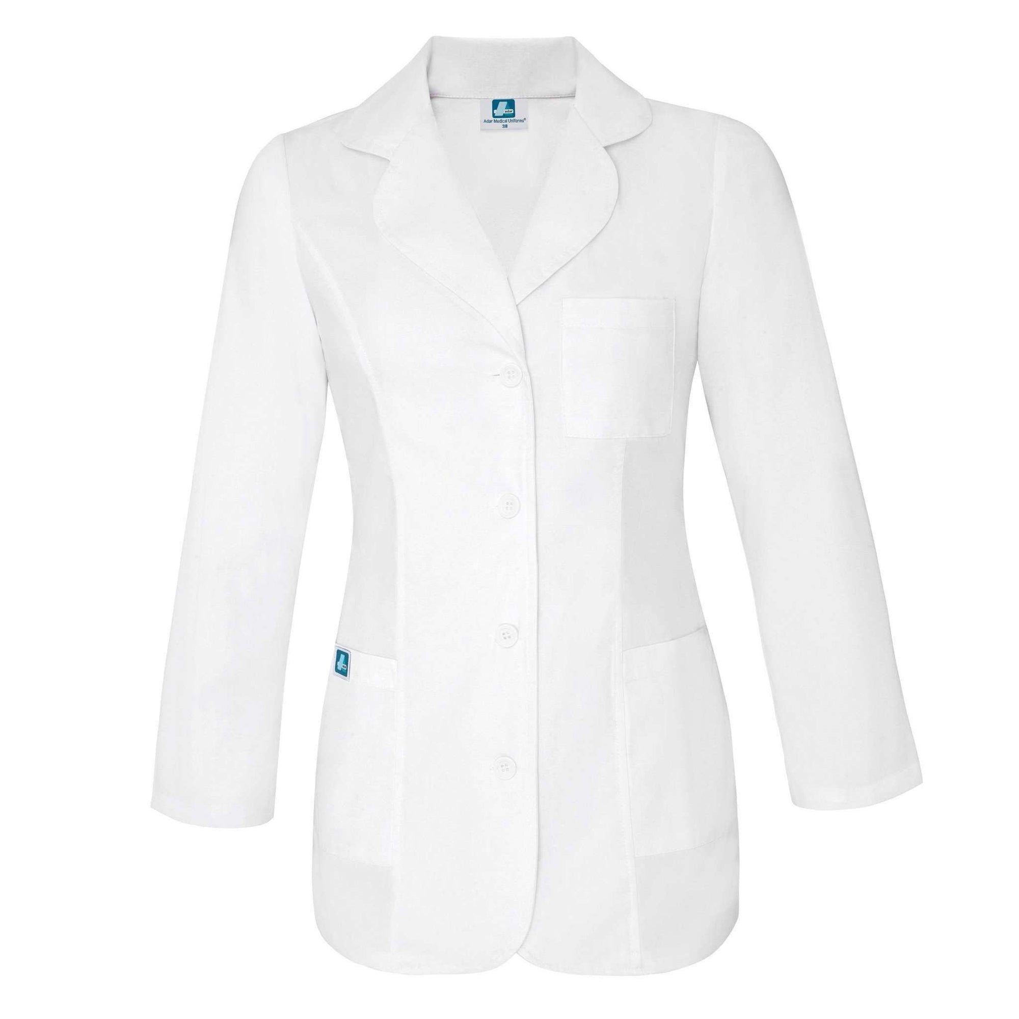  Adar - uniforms Medical Uniform Lab Coats uniforms online Adar Universal 30" Womens Princess Cut Consultation Coat - SchoolUniforms.com