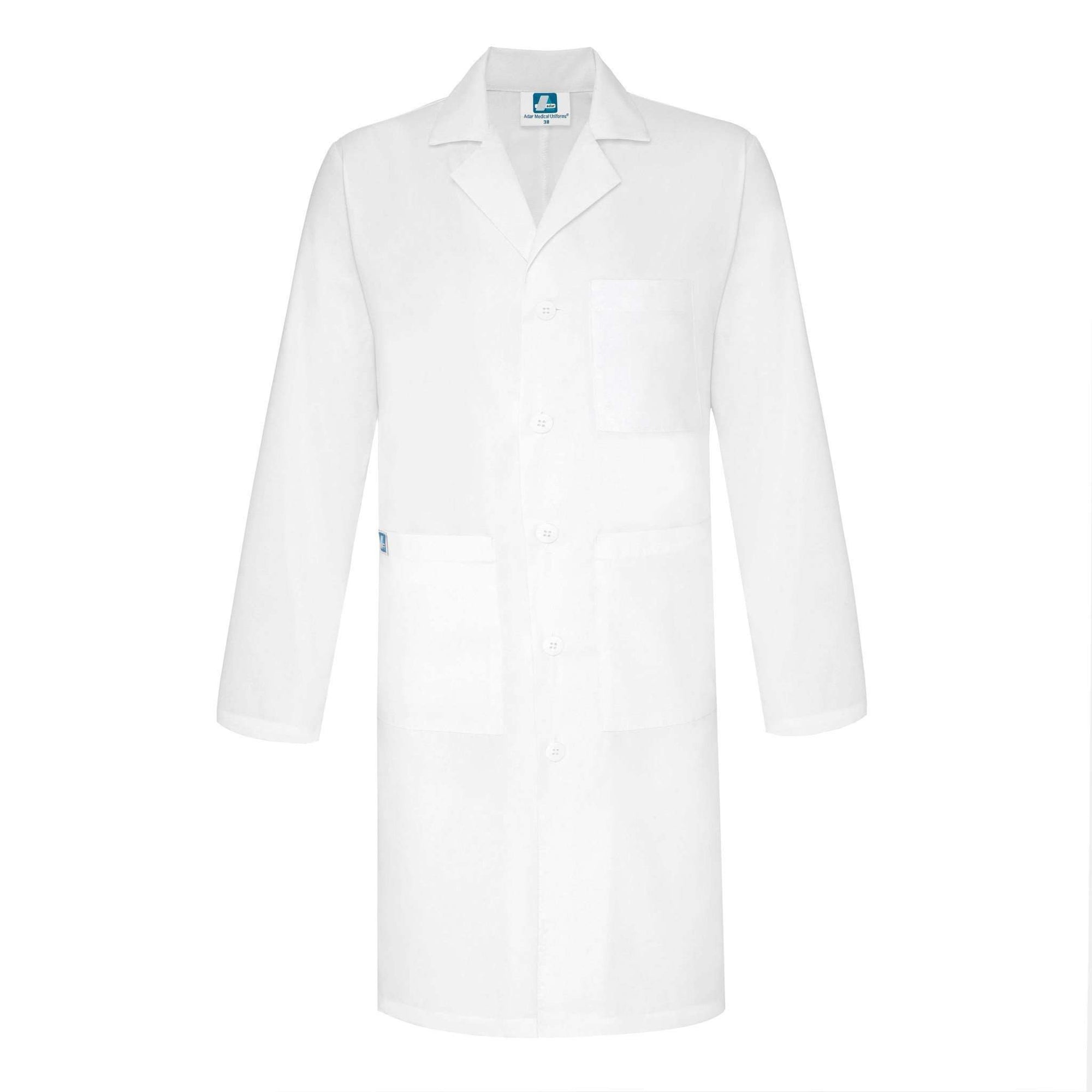  Adar - uniforms Medical Uniform Lab Coats uniforms online Adar Universal 39" Unisex Midriff Lab Coat - SchoolUniforms.com