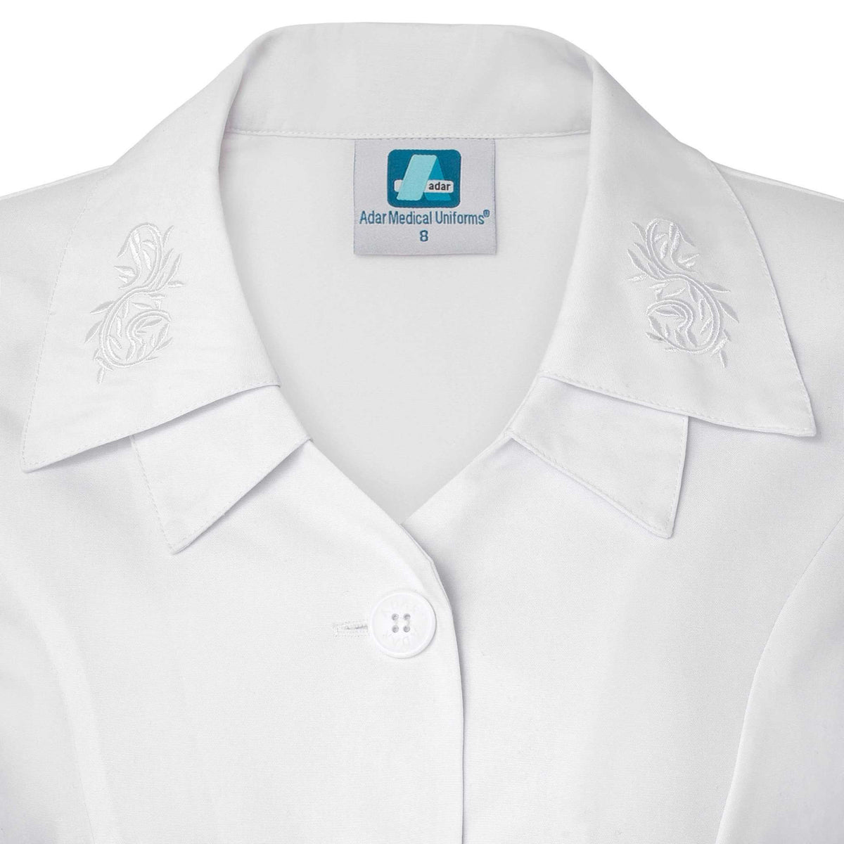  Adar - uniforms Medical Uniform Dresses uniforms online Adar Universal Double Embroidered Collar Dress - SchoolUniforms.com