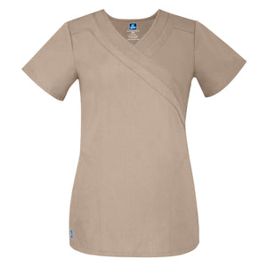  Adar - uniforms Medical Uniform Tops uniforms online Adar Universal Double Mock Wrap Top - SchoolUniforms.com