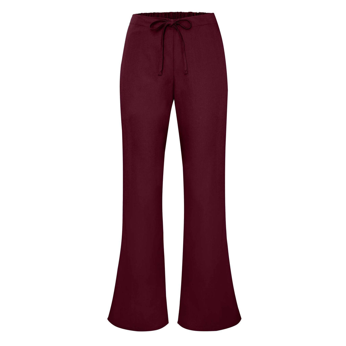  Adar - uniforms Medical Uniform Pants uniforms online Adar Universal Flare Leg Natural-Rise Drawstring Pants Petite - SchoolUniforms.com