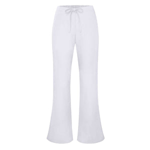  Adar - uniforms Medical Uniform Pants uniforms online Adar Universal Flare Leg Natural-Rise Drawstring Pants Tall - SchoolUniforms.com