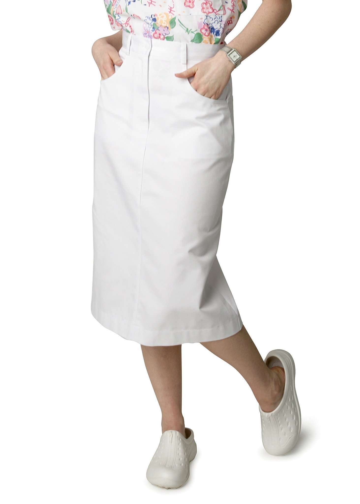  Adar - uniforms Medical Uniform Skirts uniforms online Adar Universal Jeans Skirt Twill - SchoolUniforms.com