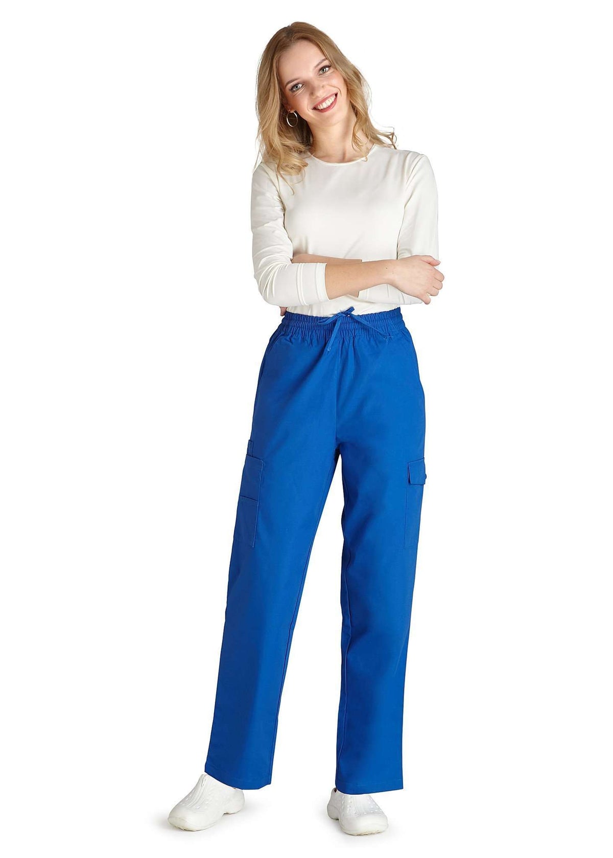  Adar - uniforms Medical Uniform Pants uniforms online Adar Universal Natural-Rise Multipocket Cargo Tapered Leg Pants Twill - SchoolUniforms.com