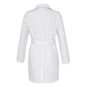  Adar - uniforms Medical Uniform Lab Coats uniforms online ADAR Universal Womens 33" Adjustable Belt Lab Coat - SchoolUniforms.com