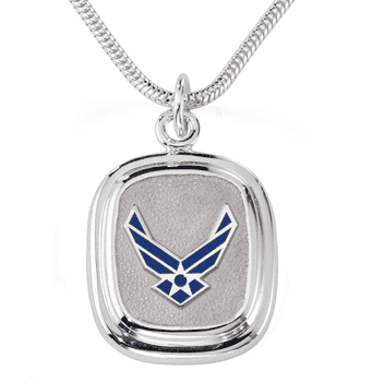  frankbeeinc - uniforms  uniforms online Air Force Classic Diamond Pendant Sterling Silver - SchoolUniforms.com