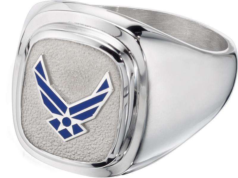  frankbeeinc - uniforms  uniforms online Air Force Classic Sterling Ring Sterling Silver - SchoolUniforms.com