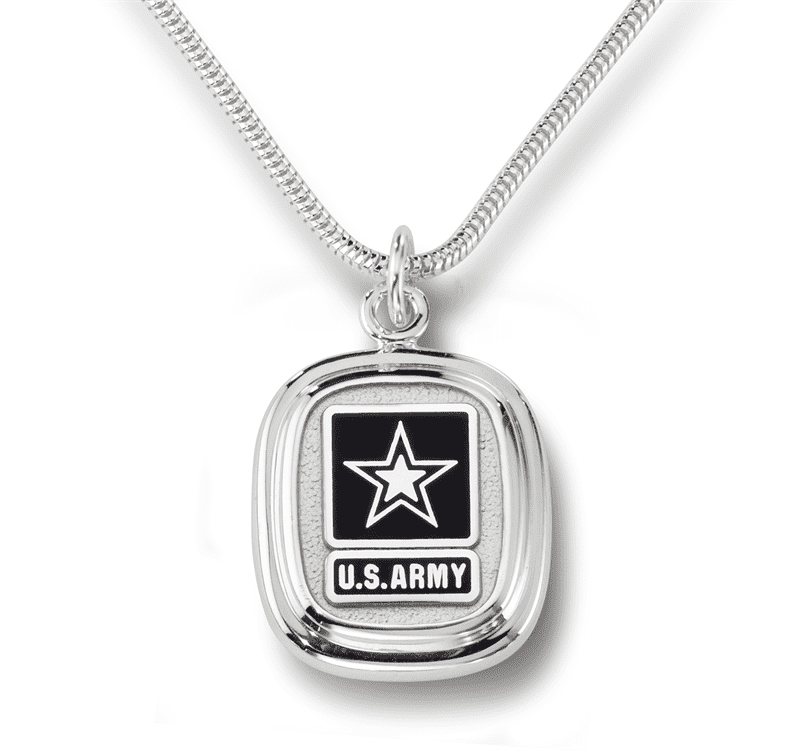  frankbeeinc - uniforms  uniforms online Army Classic Sterling Pendant Sterling Silver - SchoolUniforms.com