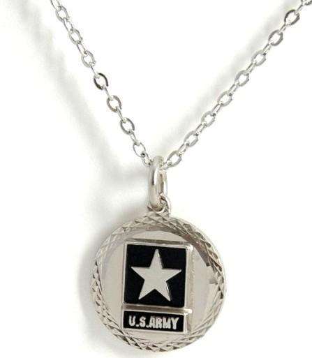  frankbeeinc - uniforms  uniforms online Army Pendant Diamond Cut - SchoolUniforms.com