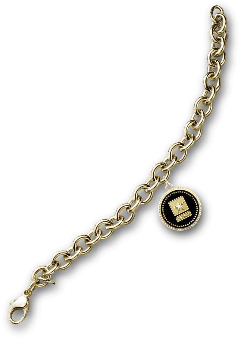  frankbeeinc - uniforms  uniforms online Army Presidential Series Bracelet 18k Gold Plate - SchoolUniforms.com