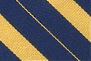  Schooluniforms.com - uniforms  uniforms online Bar Stripe Necktie 57 Inch Uniform Ties- 6-Pack 708 Navy/Yellow - SchoolUniforms.com