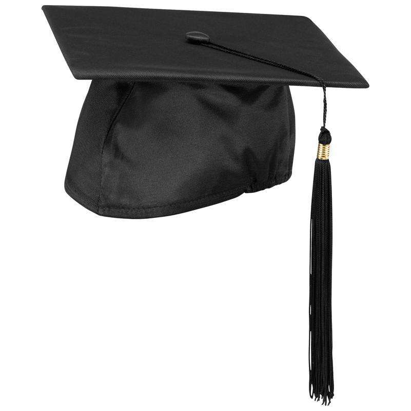  Schooluniforms.com - uniforms  uniforms online Black Cap and Tassel Shiny Satin Finish - SchoolUniforms.com