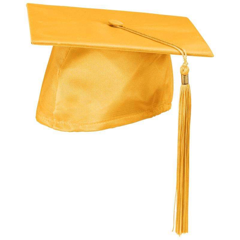  Schooluniforms.com - uniforms  uniforms online Bright Gold Cap and Tassel Matte Finish - SchoolUniforms.com