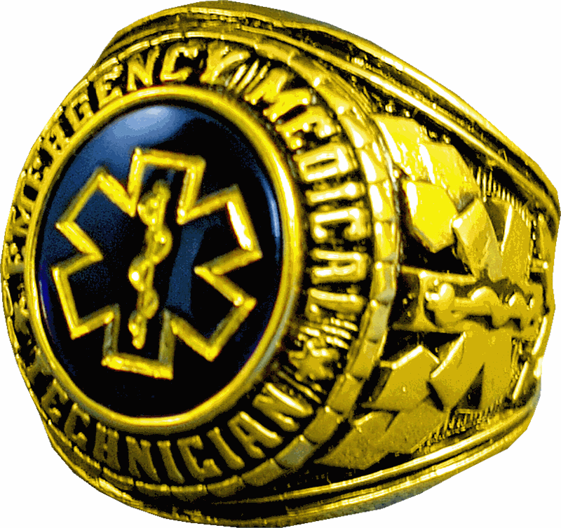  frankbeeinc - uniforms  uniforms online Emt Mens Ring 18k Gold Electroplate - SchoolUniforms.com