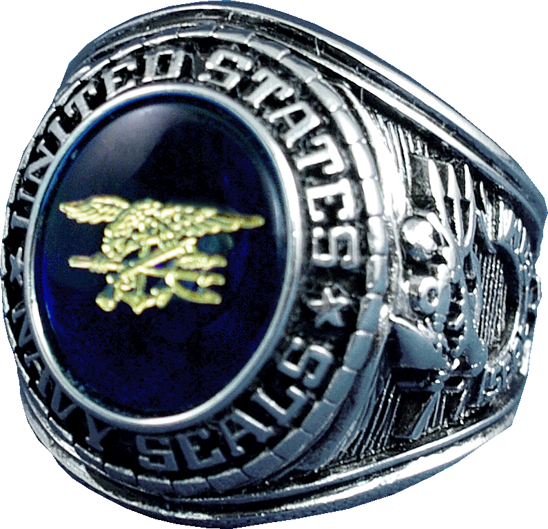  frankbeeinc - uniforms  uniforms online Navy Seals Mens Ring 18k Gold Electroplate - SchoolUniforms.com