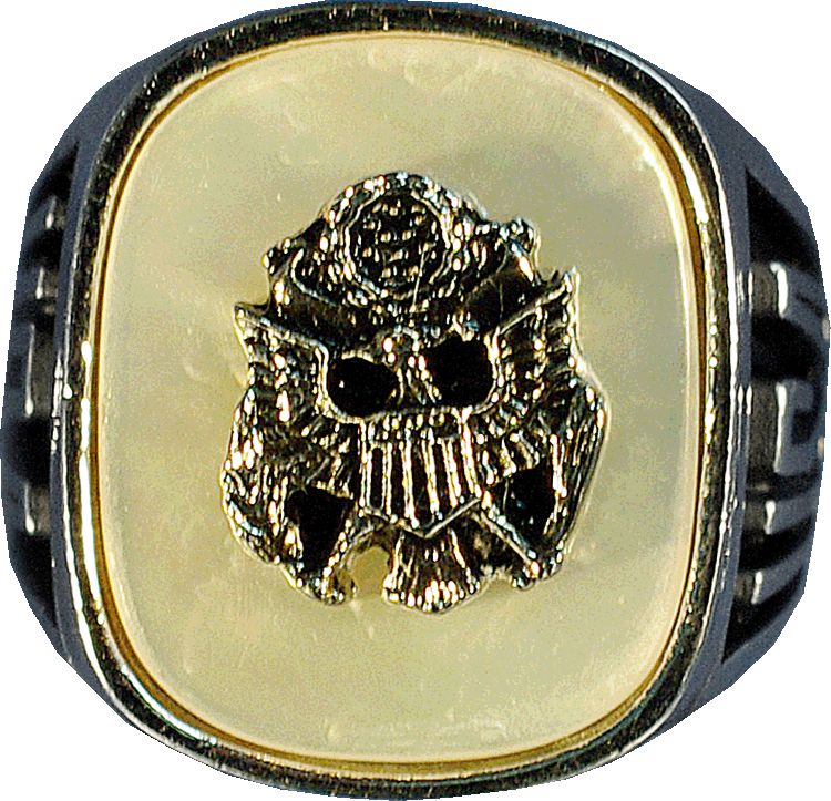  frankbeeinc - uniforms  uniforms online Army Mens Ring Pure Rhodium Electroplate - SchoolUniforms.com