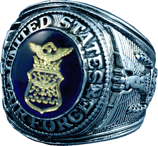  frankbeeinc - uniforms  uniforms online Air Force Mens Ring Sterling Silver - SchoolUniforms.com