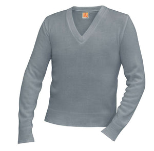  A+ - uniforms Sweaters uniforms online Classic V-Neck Long Sleeve Pullover - SchoolUniforms.com