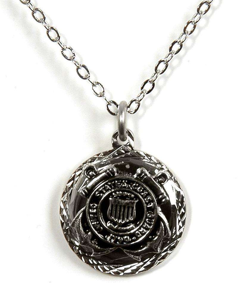  frankbeeinc - uniforms  uniforms online Coast Guard Pendant Diamond Cut - SchoolUniforms.com