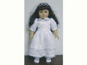  Schooluniforms.com - uniforms  uniforms online Communion Doll Dress Set - SchoolUniforms.com