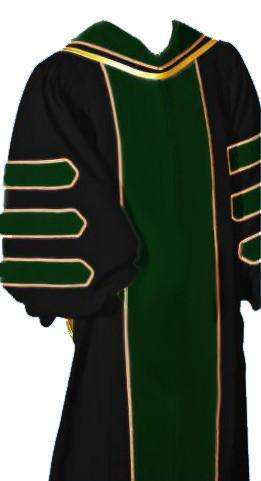  Graduation Gown - uniforms graduation uniforms online Deluxe Doctoral Package Velvet Options - SchoolUniforms.com