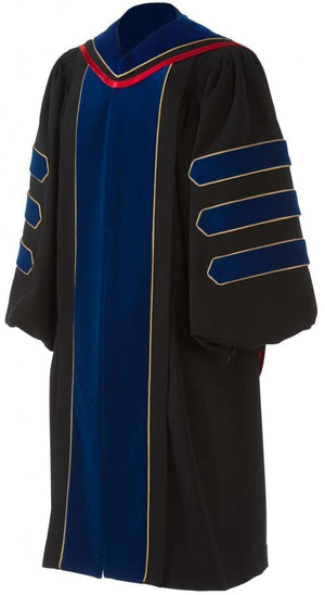  Graduation Gown - uniforms graduation uniforms online Deluxe Doctoral Package Velvet Options - SchoolUniforms.com