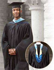  Graduation Gown - uniforms graduation uniforms online Deluxe Masters Package - SchoolUniforms.com