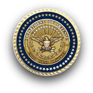  frankbeeinc - uniforms  uniforms online Department Of Defense Presidential Series Lapel Pin 18k Gold Plate - SchoolUniforms.com