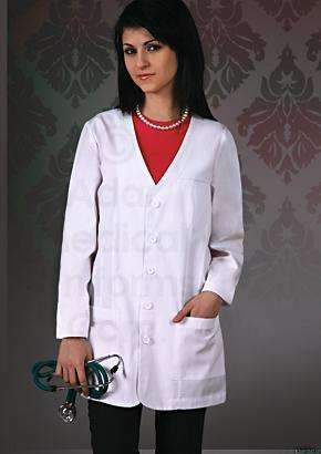  Schooluniforms.com - uniforms  uniforms online Double Princess V-Neck Consultation Coat - SchoolUniforms.com