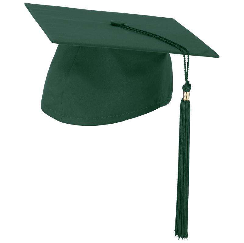  Schooluniforms.com - uniforms  uniforms online Emerald Green Cap and Tassel Matte Finish - SchoolUniforms.com