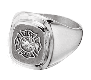  frankbeeinc - uniforms  uniforms online Fire Department Classic Silver Ring Solid Sterling Silver - SchoolUniforms.com