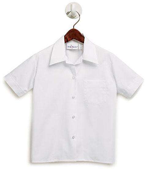  frankbeeinc - uniforms  uniforms online Girls Pointed School Uniform Blouse Short Sleeve - SchoolUniforms.com