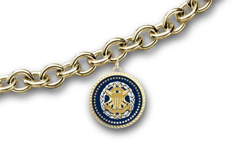  frankbeeinc - uniforms  uniforms online Joint Chiefs Of Staff Presidential Series Bracelet 18k Gold Plate - SchoolUniforms.com