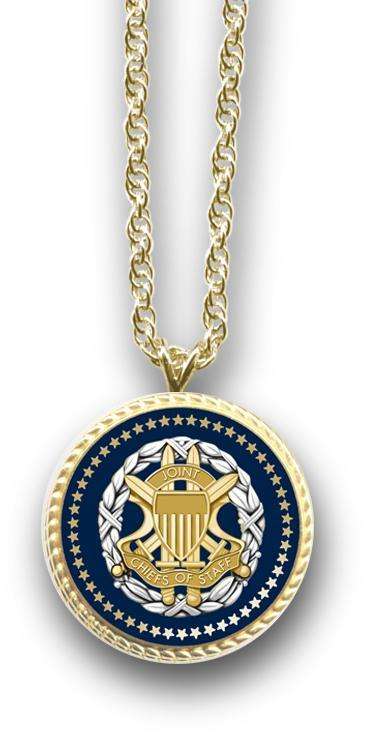  frankbeeinc - uniforms  uniforms online Joint Chiefs Of Staff Presidential Series Necklace 18k Gold Plated - SchoolUniforms.com